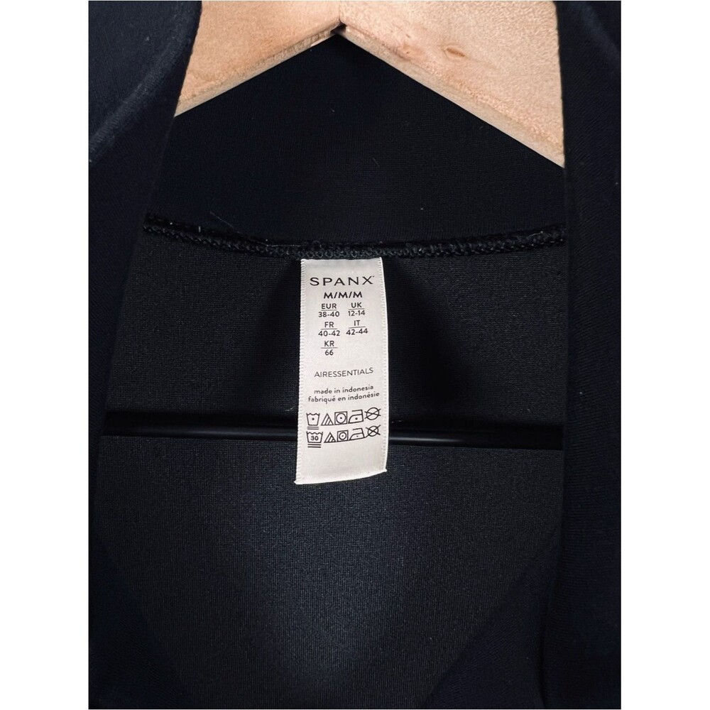 Spanx AirEssentials Striped Zip Up Track Jacket Size Medium - Picture 4 of 6